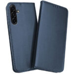 Tamsiai mėlynas atverčiamas dėklas Samsung Galaxy A175 A17 4G A176 A17 5G Smart Magnetic