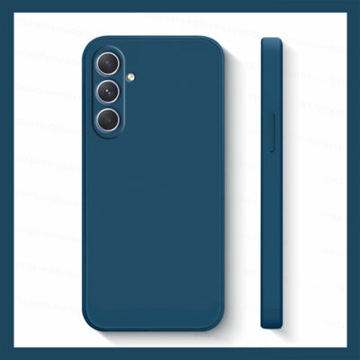 Tamsiai mėlynas dėklas Samsung A245 A24 4G ir A246 A24 5G Mercury Soft iš abiejų pusių