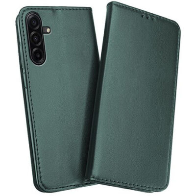 Tamsiai žalias atverčiamas dėklas Samsung Galaxy A175 A17 4G Smart Magnetic