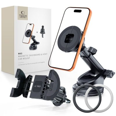Automobilinis telefono laikiklis TECH-PROTECT N62 magnetinis universalus priekabos laikiklis
