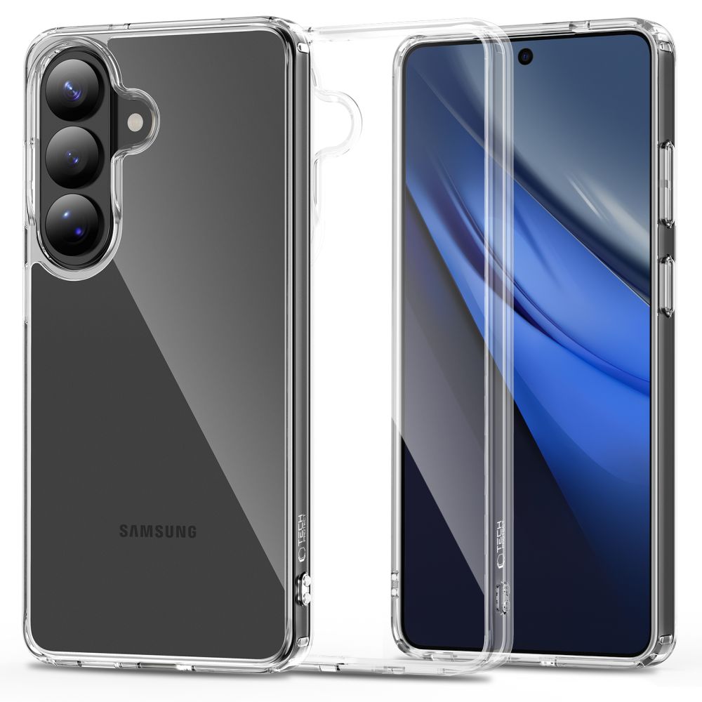 Skaidrus dzeklas Samsung Galaxy S26 Tech-Protect FlexAir Hybrid Skaidrus dzeklas Samsung Galaxy S26 Tech-Protect FlexAir Hybrid su apsauga kamerai ir ekrano formos apsauga