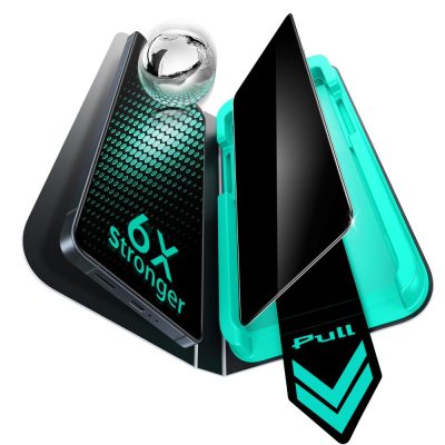 Skaidrus privatumo apsauginis ekrano stikliukas Samsung Galaxy S26 Ultra ESR ULTRAFIT ARMORITE PRO TEMPERED GLASS su apsauga nuo smūgių