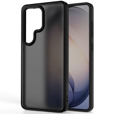 Juodas matinis dėklas Samsung Galaxy S26 Ultra Tech-Protect Magmat su išpjova kamerai