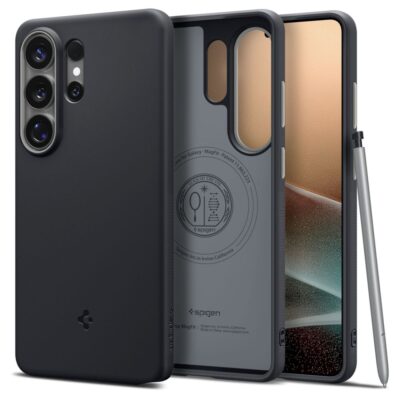 Juodas sesame deklas samsung galaxy s26 ultra matomos kameru skyles ir salia pieshtukas