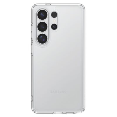 Skaidrus dėklas Samsung Galaxy S26 Ultra su Spigen Ultra Hybrid rėmu matomas kameros modulis