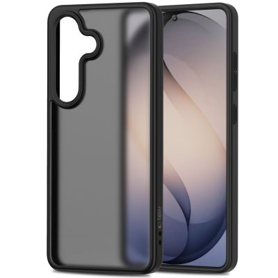 Juodas matinis dėklas Samsung Galaxy S26 Plus Tech-Protect Magmat su matinio paviršiaus dėklu ir kameros išpjova