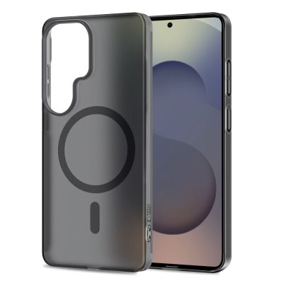 Matinis juodas dėklas Samsung Galaxy S26 Ultra Tech-Protect Magslim Magsafe su kameros išpjova