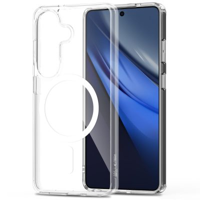 Skaidrus dėklas Samsung Galaxy S26 Plus Tech-Protect FlexAir Hybrid Magsafe su magnetiniu žiedu