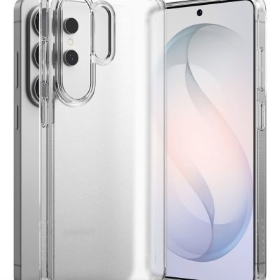 Skaidrus matinis dėklas Samsung Galaxy S26 Ultra, matomas permatomas dizainas ir apsauginiai kraštai