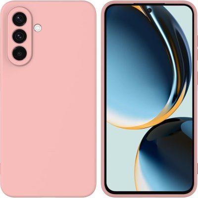 Rausvas dėklas Samsung A376 A37 5G Liquid Silicone 1.5mm