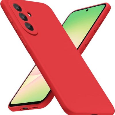 Raudonas silikoninis dėklas Samsung Galaxy A57 5G