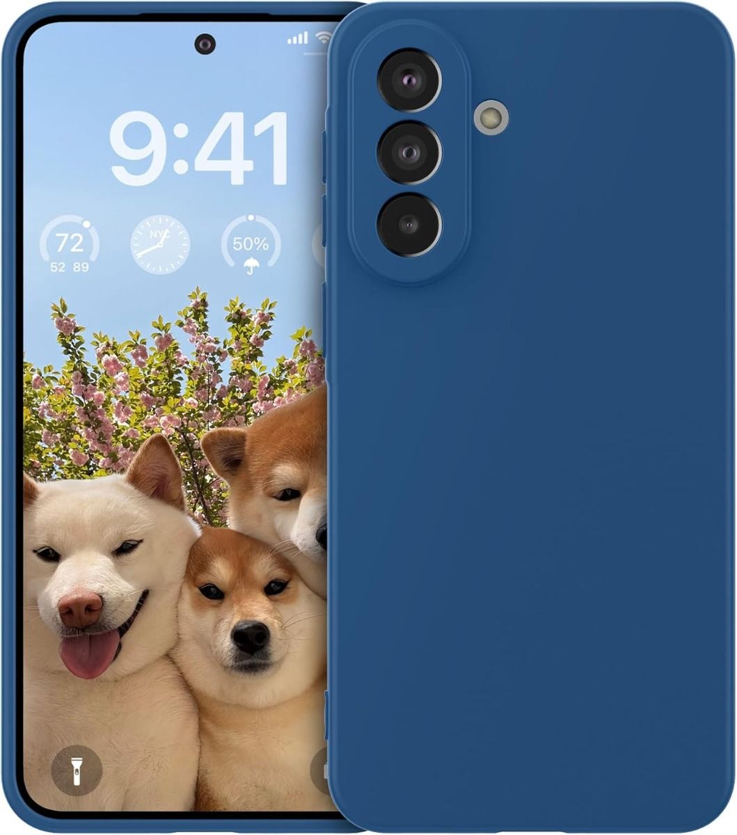 Tamsiai melynas silikoninis deklas Samsung Galaxy A576 A57 5G Liquid Silicone 1.5mm Tamsiai melynas silikoninis deklas Samsung Galaxy A576 A57 5G Liquid Silicone 1.5mm