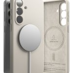 Akmens spalvos dėklas Samsung Galaxy S26 Plus su MagSafe magnetu, silikono medžiaga