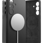 Juodas dėklas Samsung Galaxy S26 Ringke Silicone Magnetic Magsafe su magnetiniu įkrovimu