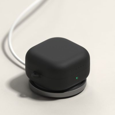 Juodas dėklas Samsung Galaxy Buds 4 / 4 Pro Ringke Silicone