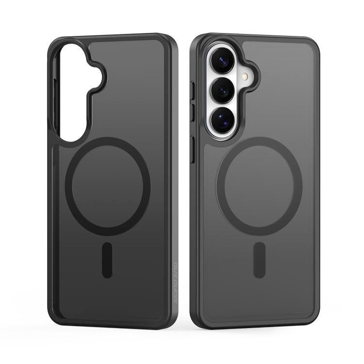 Juodas dėklas Samsung S942 S26 Dux Ducis Yind Magsafe Juodas dėklas Samsung S942 S26 su MagSafe žiedu, matomi du vaizdai