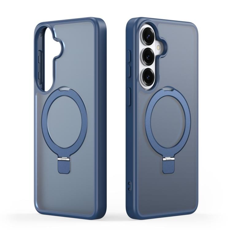 Tamsiai melynas dėklas Samsung S942 S26 Dux Ducis Yind Magnetic Tamsiai melynas dėklas Samsung S942 S26 su Dux Ducis Yind Magnetic magnetiniu ratu ant nugaros