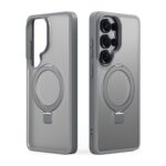 Pilkas dėklas su magnetiniu laikikliu Samsung S948 S26 Ultra Dux Ducis Yind Magnetic