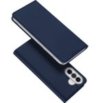 Tamsiai mėlynas atverčiamas dėklas Samsung A376 A37 5G Dux Ducis Skin Pro, matomas kameros modulis