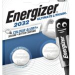 Ličio elementas Energizer Ultimate Lithium CR2032 3V, 254mAh, 2 vnt pakuotė