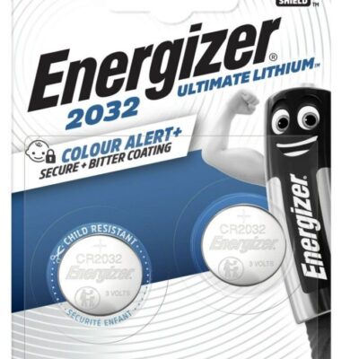 Ličio elementas Energizer Ultimate Lithium CR2032 3V, 254mAh, 2 vnt pakuotė