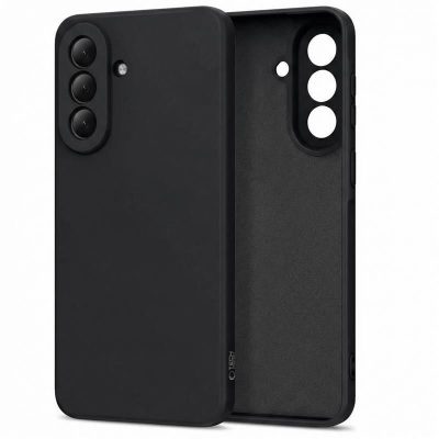 Juodas dėklas Samsung Galaxy A37 5G Tech-Protect Icon, matinis paviršius su kamera išpjova