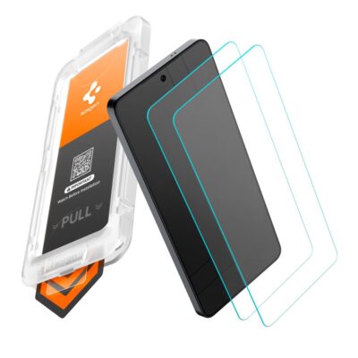 Skaidrus apsauginis ekrano stikliukas Samsung Galaxy S26 Ultra - Spigen Glass Tr Ez Fit Pro HD 2-Pack