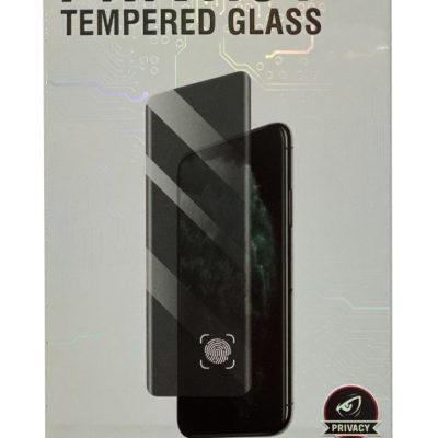 Juodas apsauginis stiklas Samsung A376 A37 5G / A576 A57 5G su privatumo funkcija