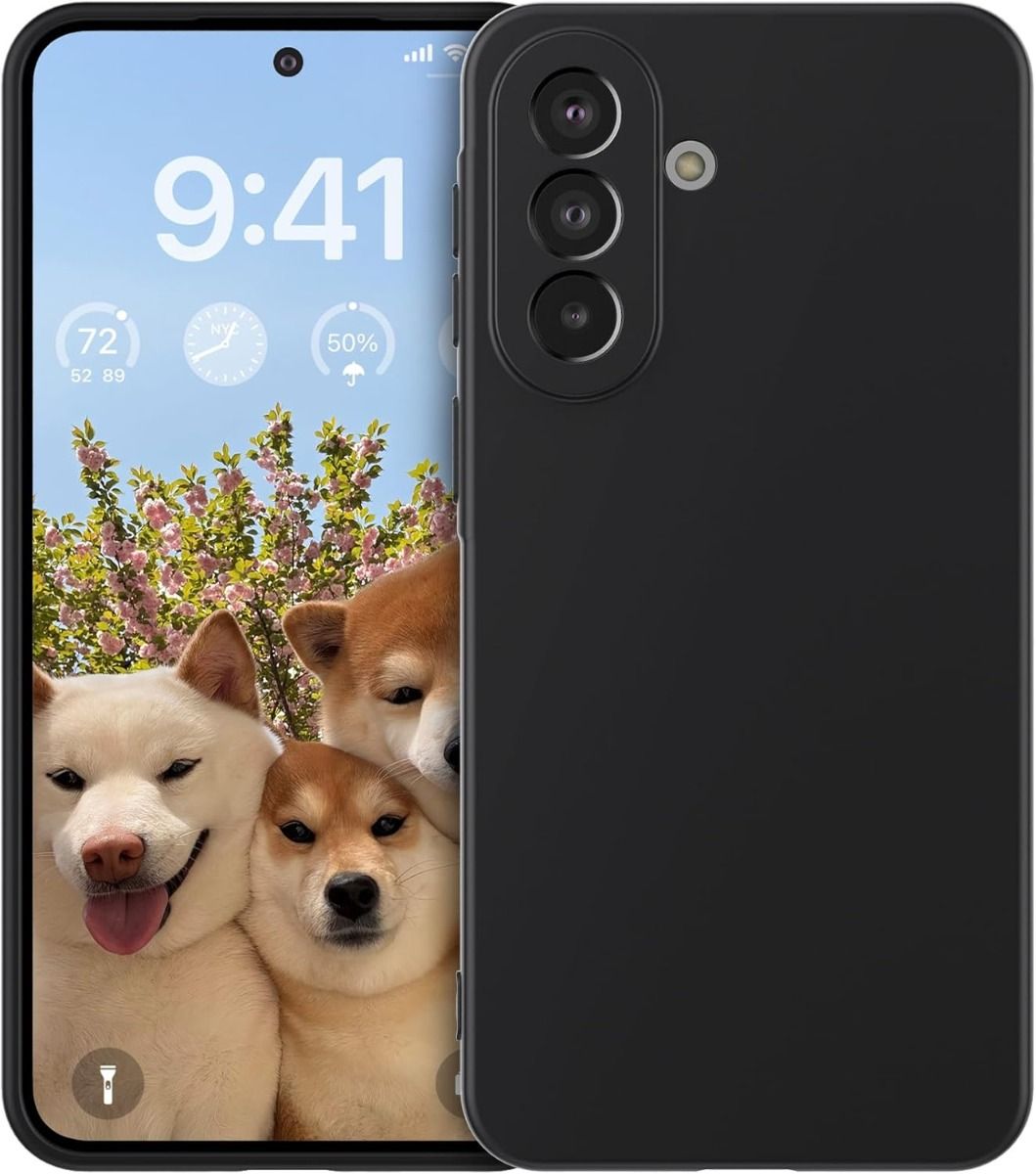 Juodas deklas Samsung Galaxy A576 A57 5G Liquid Silicone 1.5mm Juodas deklas Samsung Galaxy A576 A57 5G Liquid Silicone 1.5mm