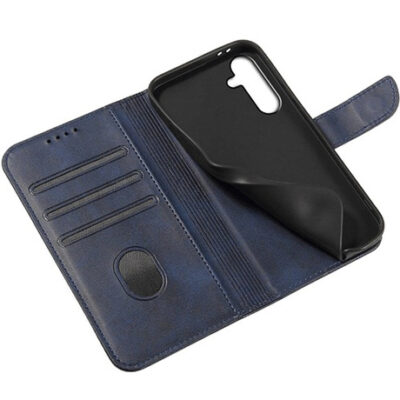 Mėlynas atverčiamas dėklas Samsung A576 A57 5G Wallet