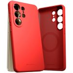 Raudonas Mercury Pure Magsafe Silicon silikoninis detkas Samsung S948 S26 Ultra