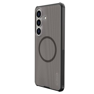 Juodos skaidrus deklas Nillkin Super Frosted PRO Magnetic telefonui Samsung Galaxy S26