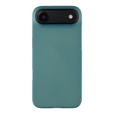 Blue Jay dėklas Tactical MagForce Aramid telefonui Apple iPhone Air žalsvas atgalinis vaizdas su juodu kameros skydeliu