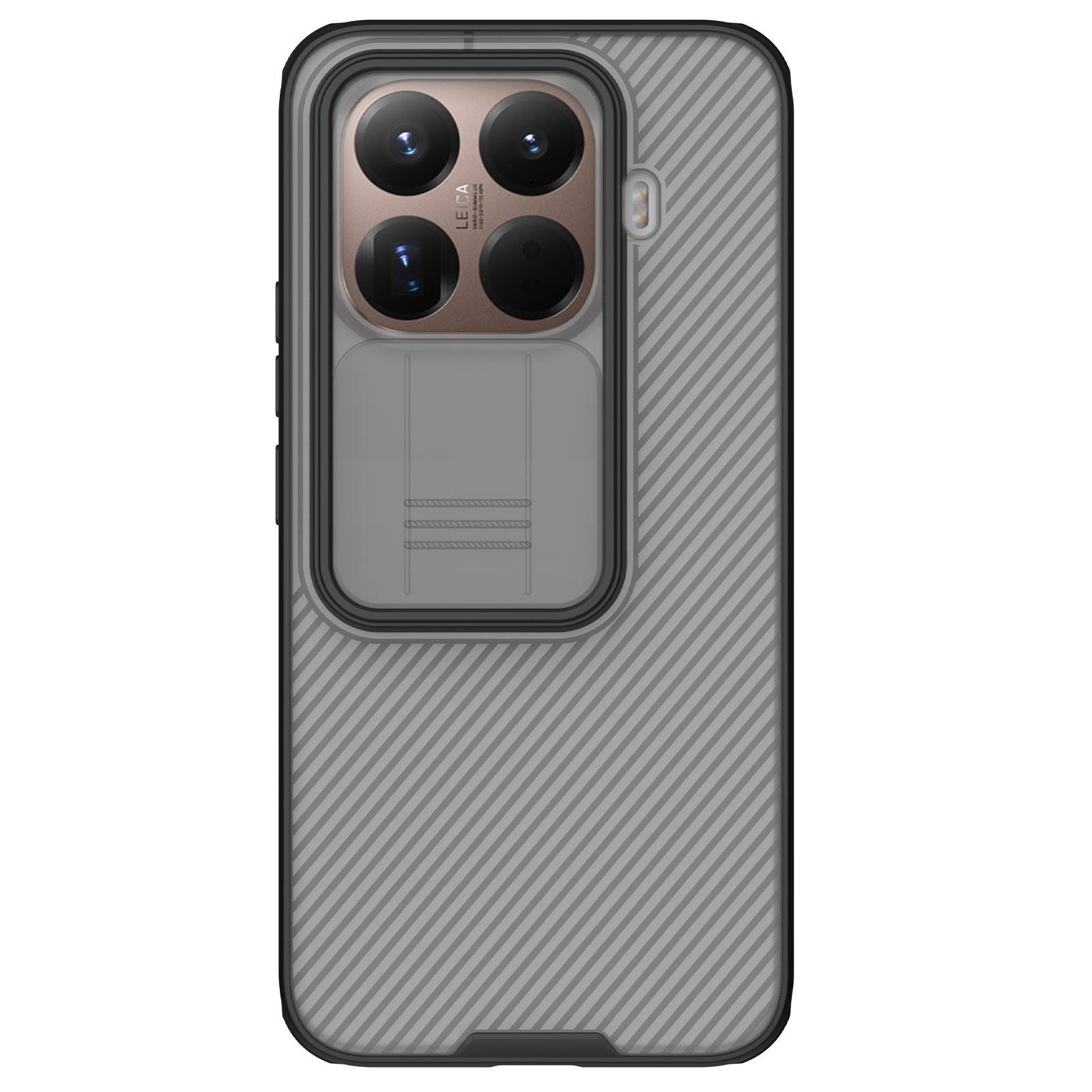 Skaidrus-juodas dėklas Xiaomi 15T Pro Nillkin Camshield Skaidrus-juodas dėklas Xiaomi 15T Pro su kameros apsauga