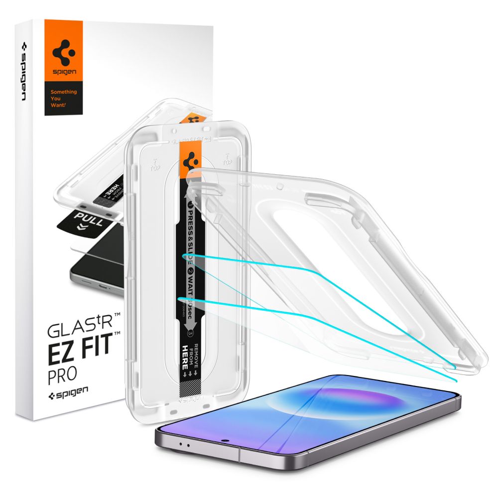 Skaidrus apsauginis stikliukas Samsung Galaxy A57 5G "Spigen Glas.Tr Ez Fit" 2vnt Skaidrus apsauginis stikliukas Samsung Galaxy A57 5G "Spigen Glas.Tr Ez Fit" 2vnt - Image 1
