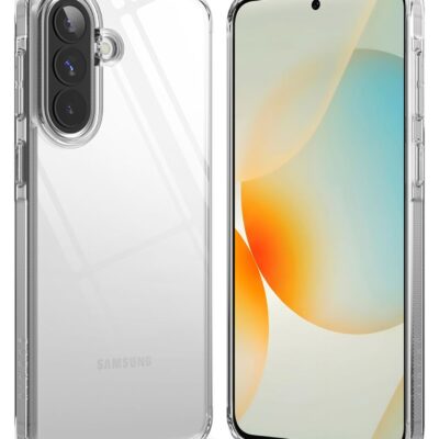 Skaidrus dėklas Samsung A57 5G Ringke Fusion, permatomas dėklas aplink telefoną su matomu kamerų moduliu