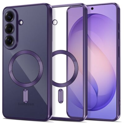 Violetinis deklas Samsung Galaxy S26 Tech-Protect Magflex Magsafe su magnetiniu laikikliu