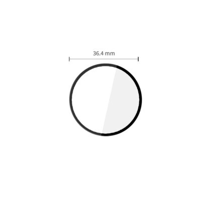 Juodas apsauginis stiklas Huawei Watch GT Runner 2 TECH-PROTECT GLASS FLEX+ 2-PACK, 36.4 mm skersmuo