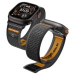 Juoda-oranzine Spigen Athlex Air 2 apyranke Apple Watch laikrodziui