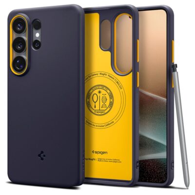 Tamsiai melynas deklas Samsung Galaxy S26 Ultra Spigen Nano Pop Mag Magsafe nuotrauka