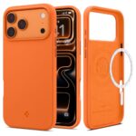 Oranžinis dėklas Apple Iphone 17 Pro "Spigen Silicone Fit Magsafe"