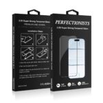 Juodas apsauginis stiklas Apple iPhone 16 Pro Perfectionists 2.5D Super Strong Tempered Glass