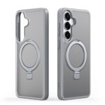 Pilkos spalvos dėklas Samsung S947 S26 Plus su magnetiniu žiedo laikikliu