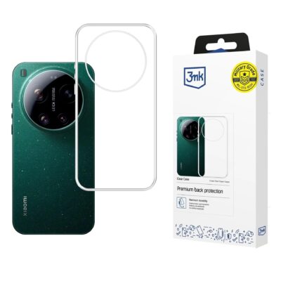 Permatomas skaidrus deklas Xiaomi 17 Ultra 3MK 1-2mm, matomas is vis telefono.