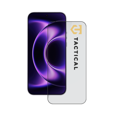 Juodas apsauginis stiklas telefonui Xiaomi 17 Ultra Tactical Glass Shield 5D