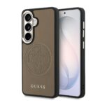 Rudas Guess PU perforuotas deklas telefono Samsung Galaxy S26