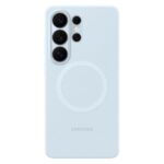 Šviesiai mėlynas silikoninis magnetinis dėklas Samsung Galaxy S26 Ultra EF-ES948CLE