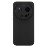 Juodas dėklas Tactical TPU telefonui Xiaomi 17 Ultra – matinis paviršius ir kameros apsauga.