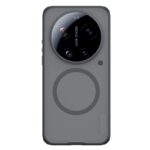 Skaidrus juodas dėklas Nillkin Super Frosted PRO Magnetic Xiaomi 17 Ultra, matomas tekstūruotas paviršius