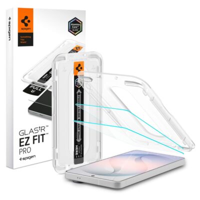 Skaidrus apsauginis stikliukas Samsung Galaxy S26 Spigen Glass Tr Ez Fit Pro Anti-Reflection 2-Pack